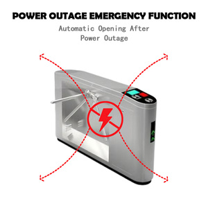 RFID Card & riconoscimento del volto di controllo di accesso tornello ponte treppiede-sistema di barriera con patta - Product Image 5