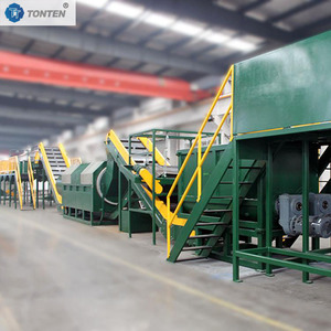 สายการรีไซเคิลสำหรับล้างขวดน้ำแร่เครื่องกำจัดฉลากขวดพลาสติก PET - Product Image 2