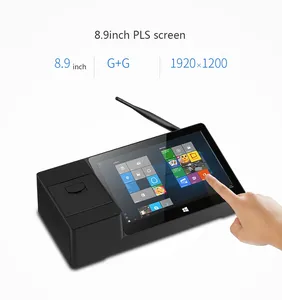 Pipo 8.9&quot;Inch TouchScreen POS Wifi 3GB+64GB <strong>Windows</strong> 10 <strong>Built</strong>-in 58mm Thermal Printer POS Machine Terminal All in One - Product Image 4