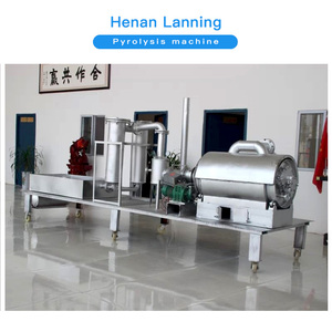 Lanning 2022 New Type Small Scale Waste Tyre Plastic and Rubber Pyrolysis Plant to <strong>Fuel</strong> <strong>Oil</strong> - Product Image 4