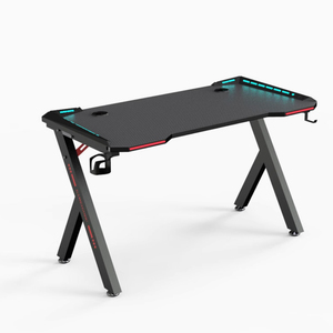 Heimgebrauch Einfacher <span class=keywords><strong>Computer</strong></span> tisch Internet Cafe Mode <span class=keywords><strong>Computer</strong></span> E-Sport Gaming Desk Moderner Spieltisch mit RGB-Licht