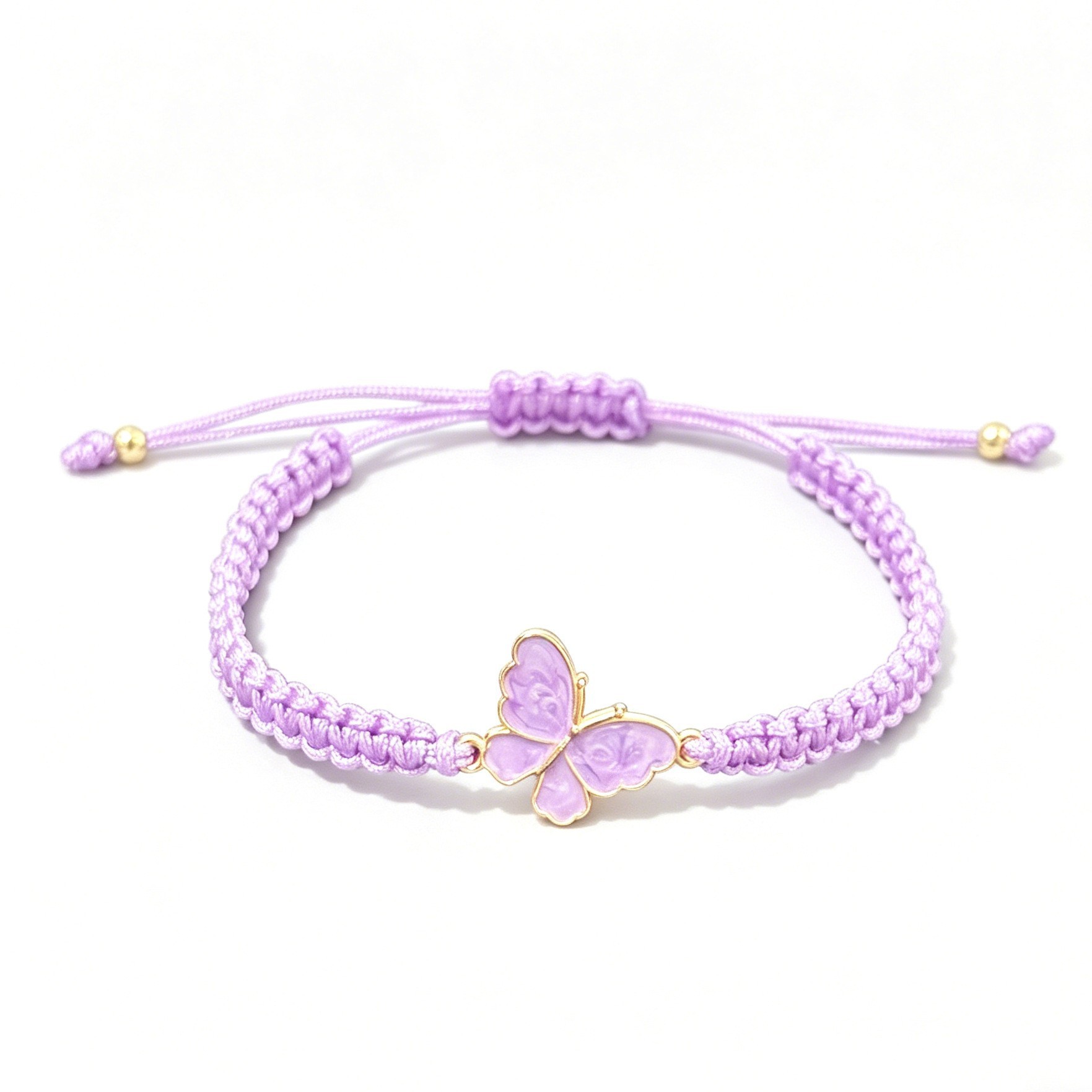 Purple butterfly bracelet