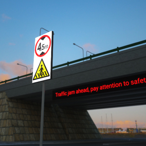 P4 P5 P8 P10 segnaletica a messaggio variabile esterna VMS Display a LED scheda di avviso di traffico per uso stradale - Product Image 5