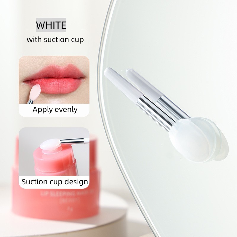 White with suction cup