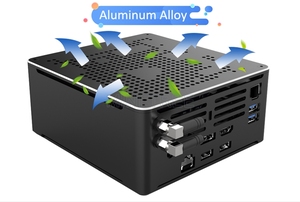 S210HデスクトップミニコンピュータXeonプロセッサW-10885M 2176M ECC Ram 16G 32G 2.5Gデュアル4KディスプレイUbuntuが合金ケースコンピュータに勝つ - Product Image 5