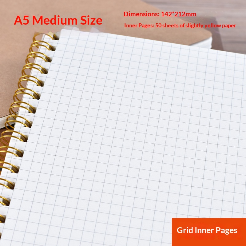 หน้ากระดาษด้านในลายตาราง A5