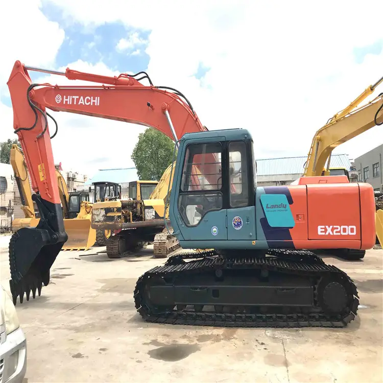 Buona Qualità Hitachi ex200 escavatore, Utilizzato Hitachi EX200-3 EX200 EX200-2 Idraulico Escavatore, Escavatore Hitachi 20ton escavatore