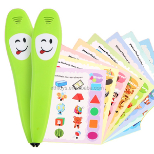 ของเล่นพัฒนาการทางปัญญาของเด็ก,ของเล่นเพื่อการเรียนรู้ภาษาอังกฤษของเด็กของเล่นปากกาพูดได้อัจฉริยะพร้อมการ์ด12ใบ - Product Image 1