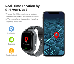 2024 yeni büyük pil hassas konumlandırma GPS 4G SIM kart akıllı çocuklar İzle dijital IP67 su geçirmez çocuk kol saati - Product Image 5