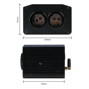 Iluminador de fibra óptica RGB + CCT, 2 zonas, función centelleante, DC12V, 16W, fuente de luz para conciertos, efectos especiales de estrellas, 2 zonas - Product Image 6