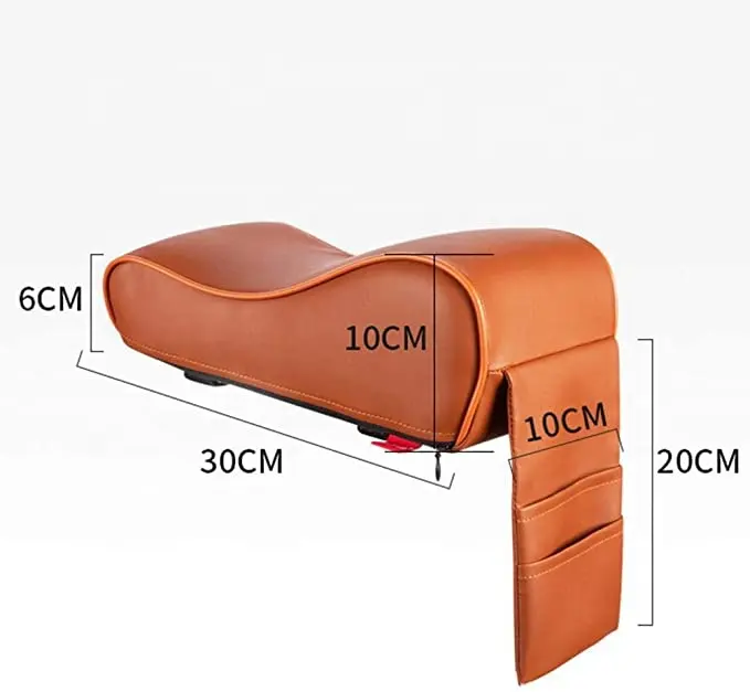 Universale sedile in schiuma di memoria console box auto In Pelle bracciolo corrimano pad compatibile con la maggior parte delle automobili
