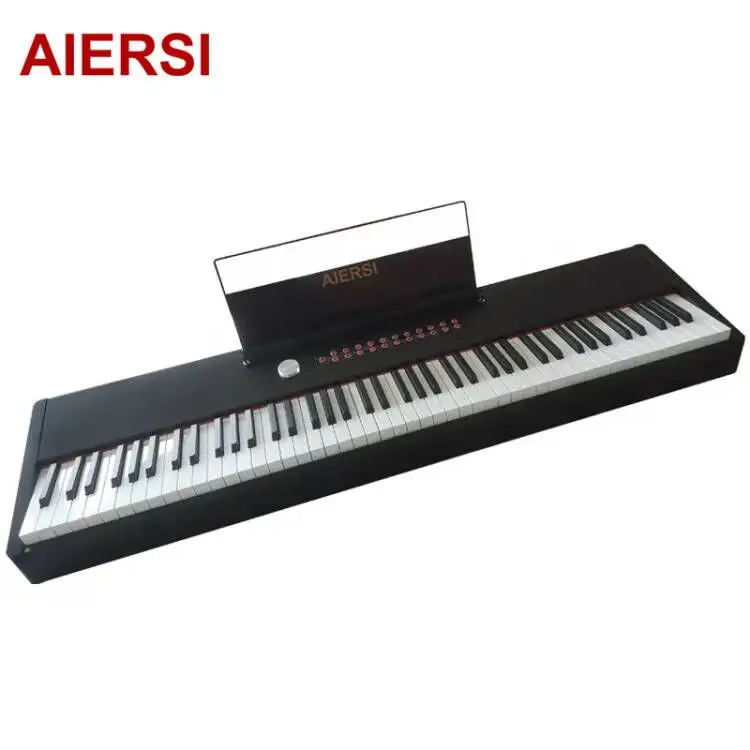Aiersi marca profissional Piano Elétrico 88 teclas ponderadas Piano Digital Teclado pedal extensão piano à venda