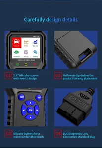 NCFKOS YM509 OBD2 Diagnose werkzeug für Elektroautos Mehrsprachiger Kunststoff-Kfz-Scanner Fehler codes löschen Motor OBD 2Code Reader - Product Image 4