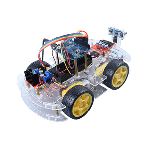 DIY 4WD Smart Robot Car Kit Neues Starter-Kit für Hindernis vermeidung und Vier-Wege-Tracking-Robotik mit IDE C-Programmierung - Product Image 5