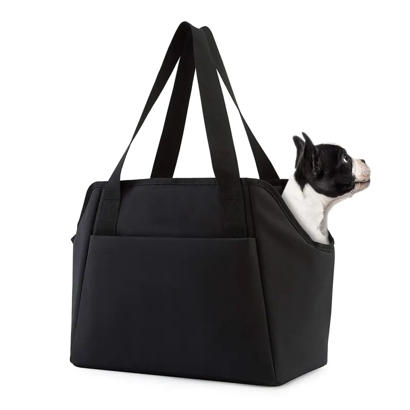 Borsa porta cani di piccola taglia con tasche borsa porta animali portatile per cani di piccola taglia/gatti con lati morbidi