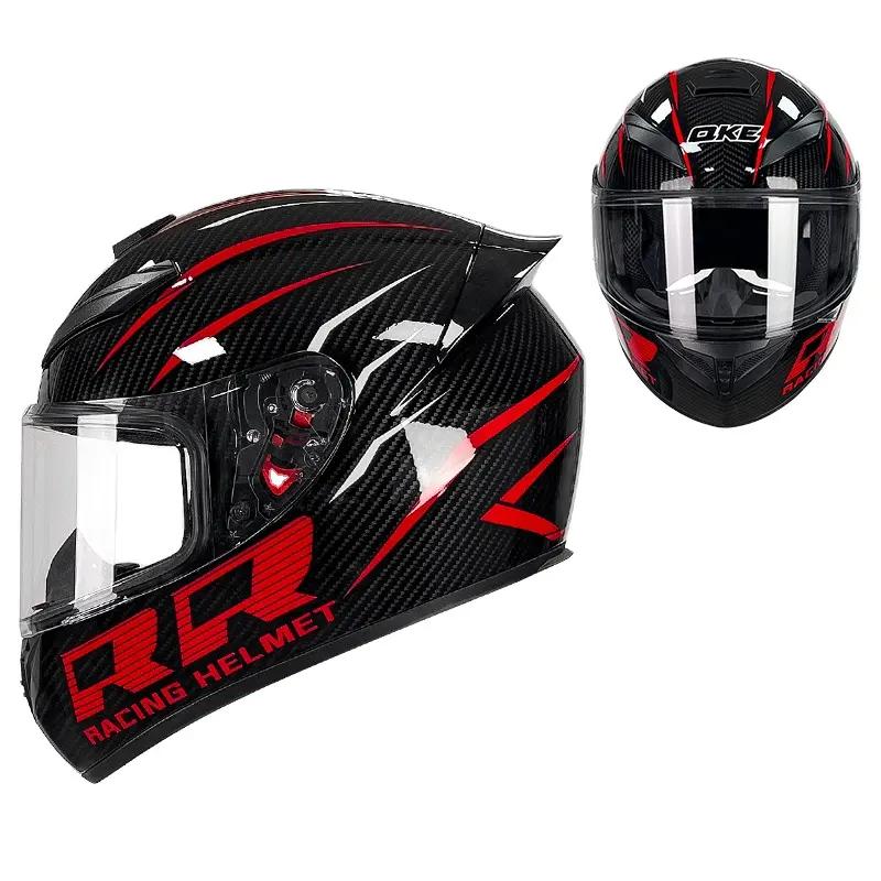 Ridder Helm Heren Motorfiets Full Helm Motorfiets Persoonlijkheid Veiligheid Vier Seizoenen Winter Bluetooth Universele Helm