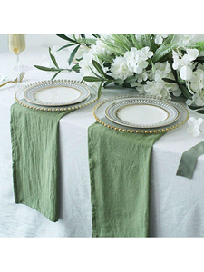 Green, Soft and Washable <strong>Napkins</strong> That Can <strong>Be</strong> Paired with Anything, Suitable for Holiday and Daily Decorations. - Product Image 5