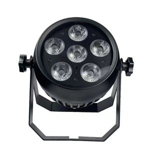 Luz par rgbwa + uv 6 en 1, 6x18w, resistente al agua, inalámbrica, dmx, para exteriores, control remoto - Product Image 1