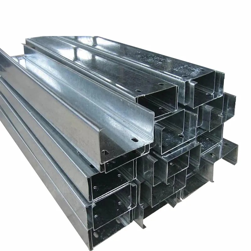 Di alta qualità a caldo zincato C Purlin in acciaio al carbonio dimensioni del canale in acciaio strutturale C canale prezzo