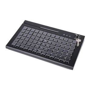 Venta al por menor Flexible Usb Pos caja registradora Teclado programable con lector de tarjeta inteligente - Product Image 1