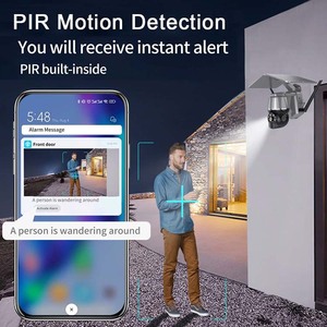 Q7ソーラーPTZ Wifiネットワークカメラ4G SIMカード2/4MP HD APPワイヤレスリモートガードマイク監視セキュリティIPカメラ - Product Image 4