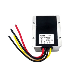 Fulree <strong>DC</strong> 12V to <strong>DC</strong> 24V 20A 480W Step up Converter 12 Volt Boost 24 Volt 20 Amps Voltage Booster 12Vdc to 24Vdc Regulator - Product Image 1