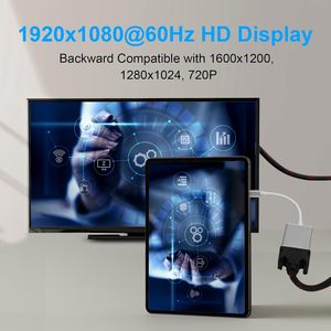 通用串行总线C Thunderbolt 3型3.1至VGA母适配器，适用于苹果笔记本2019 2020 2021空气苹果平板电脑三星银河 - Product Image 3