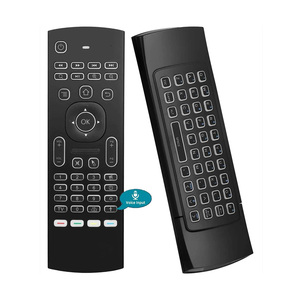 Hochwertige 81 Tasten Air Remote Mouse MX3V Pro Sprach fernbedienung mit Hintergrund beleuchtung Unterstützung für IR und Tastatur mit Hintergrund beleuchtung für Android - Product Image 1