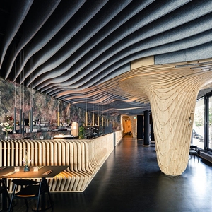 室内天花板吊顶现代大厅办公设计瓷砖假铝天花板 - Product Image 5