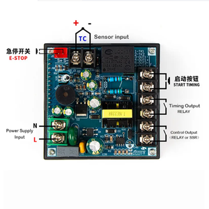 Termostato con temporizador y función de contador Pantalla LCD Pantalla táctil Alarma de tiempo Controlador de temperatura PID