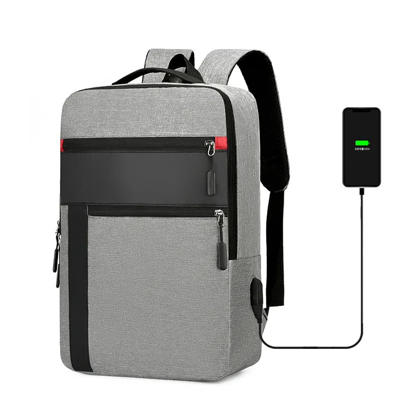 KBW736 Vente à chaud Sac à dos d'affaires pour ordinateur portable avec port USB et logo personnalisé