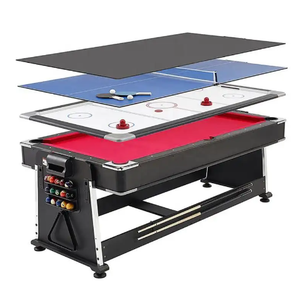 Factory Wholesale Price Popular Design 4 in 1 <strong>Multi</strong> <strong>Functions</strong> Rotating MDF <strong>Game</strong> <strong>Table</strong> for Sale,<strong>table</strong> Gaming Equipment - Product Image 1