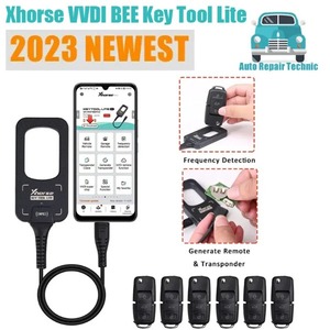 Lo strumento chiave originale Xhorse VVDI BEE Lite può generare il rilevamento remoto della frequenza del Transponder può ottenere 6 pezzi telecomandi B5 funzionano sul telefono - Product Image 2