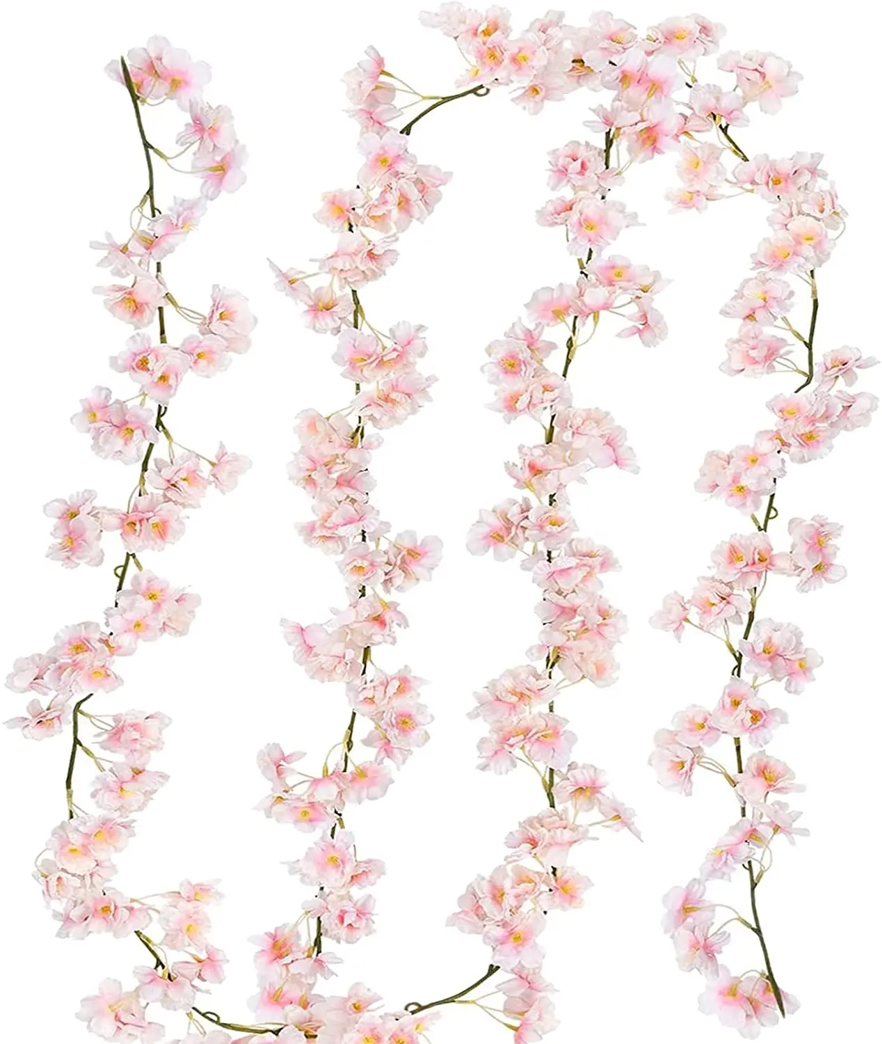 Searching for agent 1.8m length indoor wedding decoration artificial cherry blossom hanging vines sakura flower garland