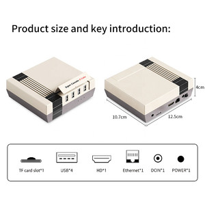 Portatile Recale Box Built-in 33000 giochi 4K HD TV Console per videogiochi Raspberry Pi 3B Console TV con doppio controller - Product Image 2