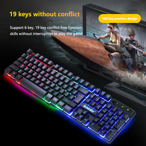 Custom 104-<strong>Keys</strong> ABS RGB Backlit Gaming <strong>Keyboard</strong> New USB Desktop/Laptop/PC <strong>Computer</strong> <strong>Keyboard</strong> with Rainbow Colors Plastic Material - Product Image 4