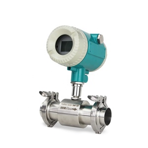 Caudalímetro electrónico portátil con rueda de paleta, medidor de flujo de turbina para metanol