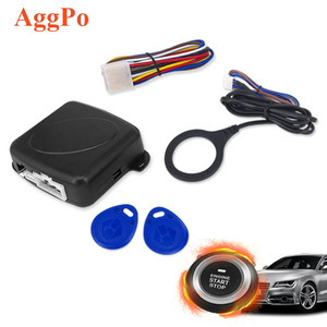 Sistema de alarma de arranque del motor de entrada sin llave para coche, botón pulsador, arranque remoto, parada, accesorios para automóvil - Product Image 1