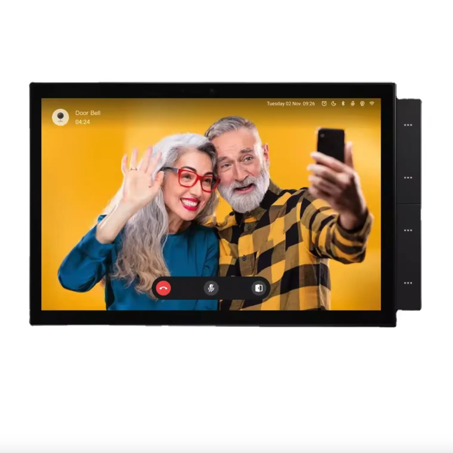 2024 beliebte Touchscreen-Monitore unterstützen HD-Bildschirm mit Hintergrundmusik Alexa Google Homepage