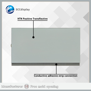 Custom HTN Anti-riflesso 7 segmento monocromatico Display LCD di piccole dimensioni SJXDGW040 moduli per motocicli nuova versione all'ingrosso - Product Image 3