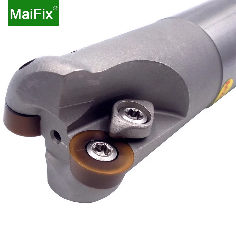 Maifix EMRC 25ミリメートル30ミリメートルTwo Teeth RPMT Clamped Steel Mill Carbide Inserts Round Nose End Milling Cutter