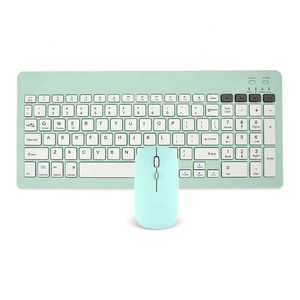 Custom Language RU SP GE UK US Arabic Layout Wireless <strong>bluetooth</strong> <strong>Keyboard</strong> and Mouse Set Combo with Dual Modes 2.4G BT 1 BT 2 BT 3 - Product Image 2