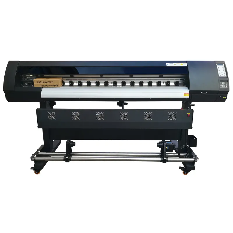Máquina de impressão digital, 1.8m 6 pés flex bandeira impressora digital inkjet billboard sinal impressora cor vinil carro adesivo máquina de impressão gráfica