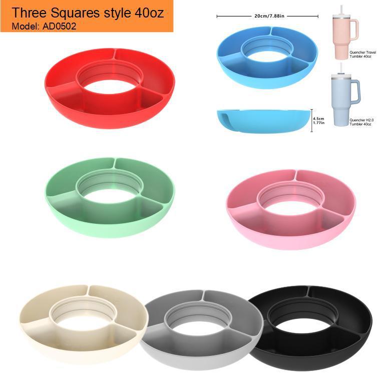 Trois carrés orange