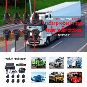 OEM <strong>Reversing</strong> Aid Front Rear Vehicles Assistant Parking Radar 8 <strong>Sensor</strong> Backup LED Display Parking <strong>Sensor</strong> <strong>System</strong> for Truck - Product Image 2