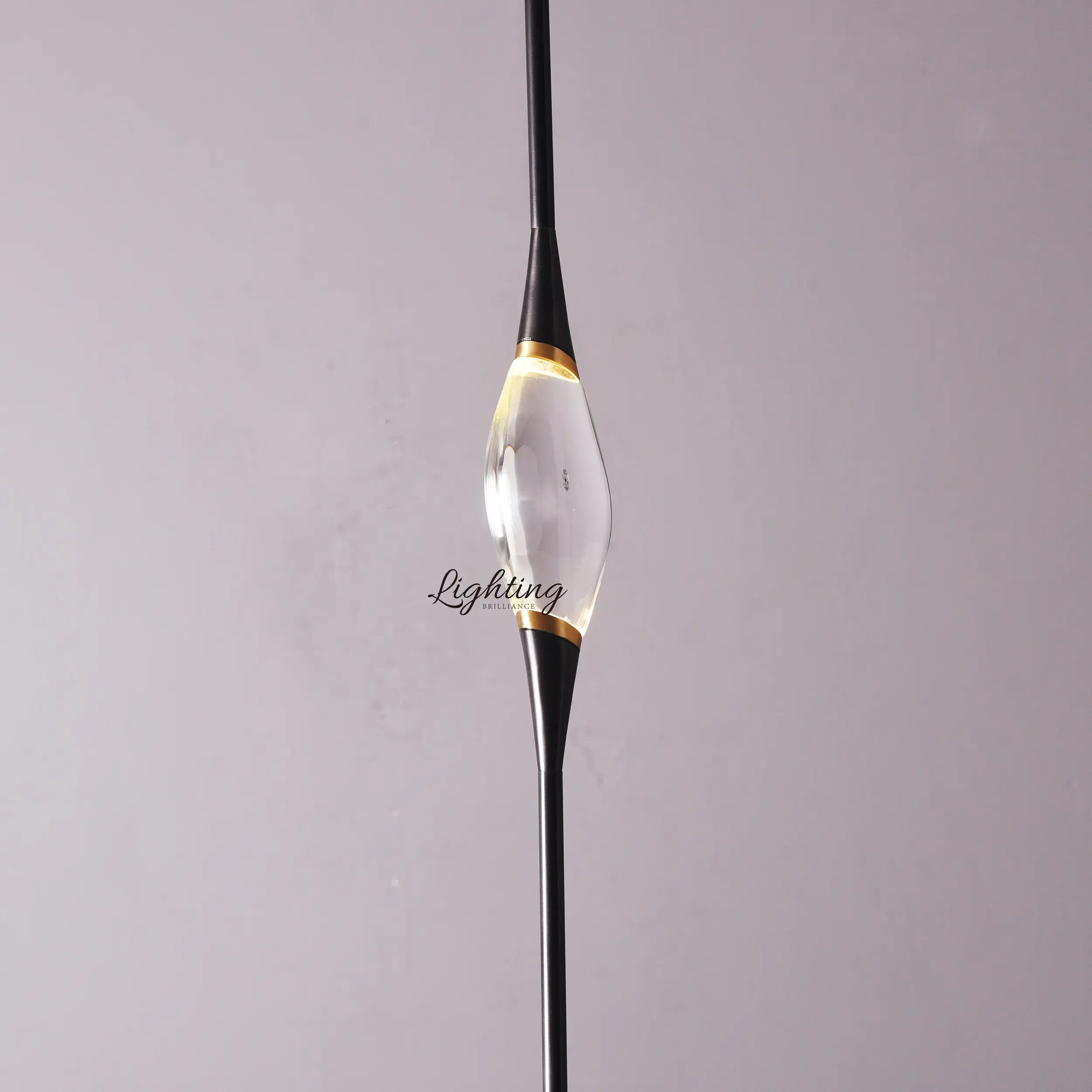 Pingente de gotas de vidro moderno do quarto 2022, ouro preto, luminárias suspensas de iluminação