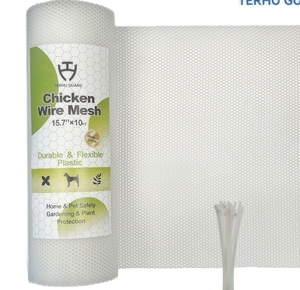 Recinzione per pollame in plastica pesante <span class=keywords><strong>HDPE</strong></span> bianco/nero/verde 15.7 pollici * 10 piedi 4-25mm maglia per recinzione barriera giardino di pollo - Product Image 5