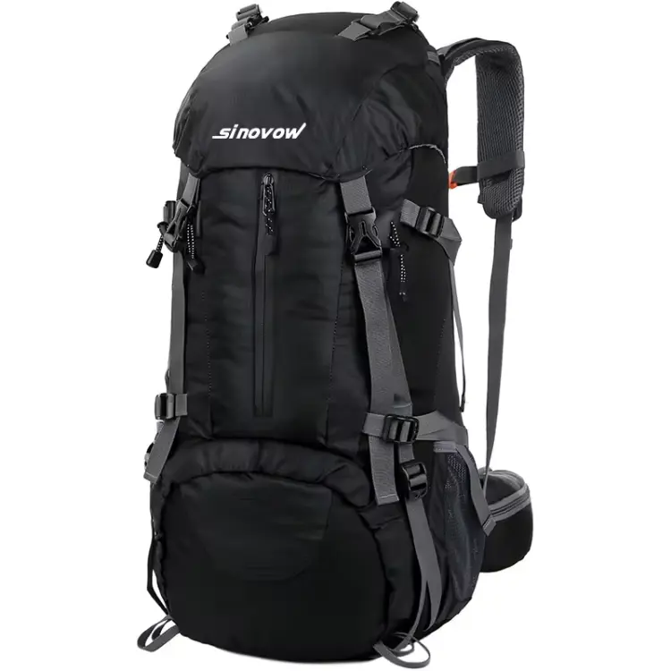 Borse da viaggio in montagna da campeggio personalizzate di grande capacità zaino 65l borsa da Trekking zaino