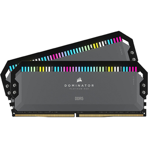 Corsairs CMT สีดำ/ สีขาว Ddr5 6400MHz 16GX2 RGB เดสก์ท็อปหน่วยความจำพีซี - Product Image 1