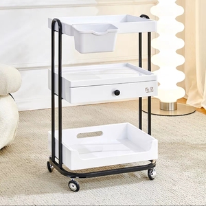 Modern Style High Quality Beauty <strong>Trolley</strong> Multi-functional Beauty <strong>Trolley</strong> Hairdressing Tool Storage Beauty <strong>Trolley</strong> - Product Image 6